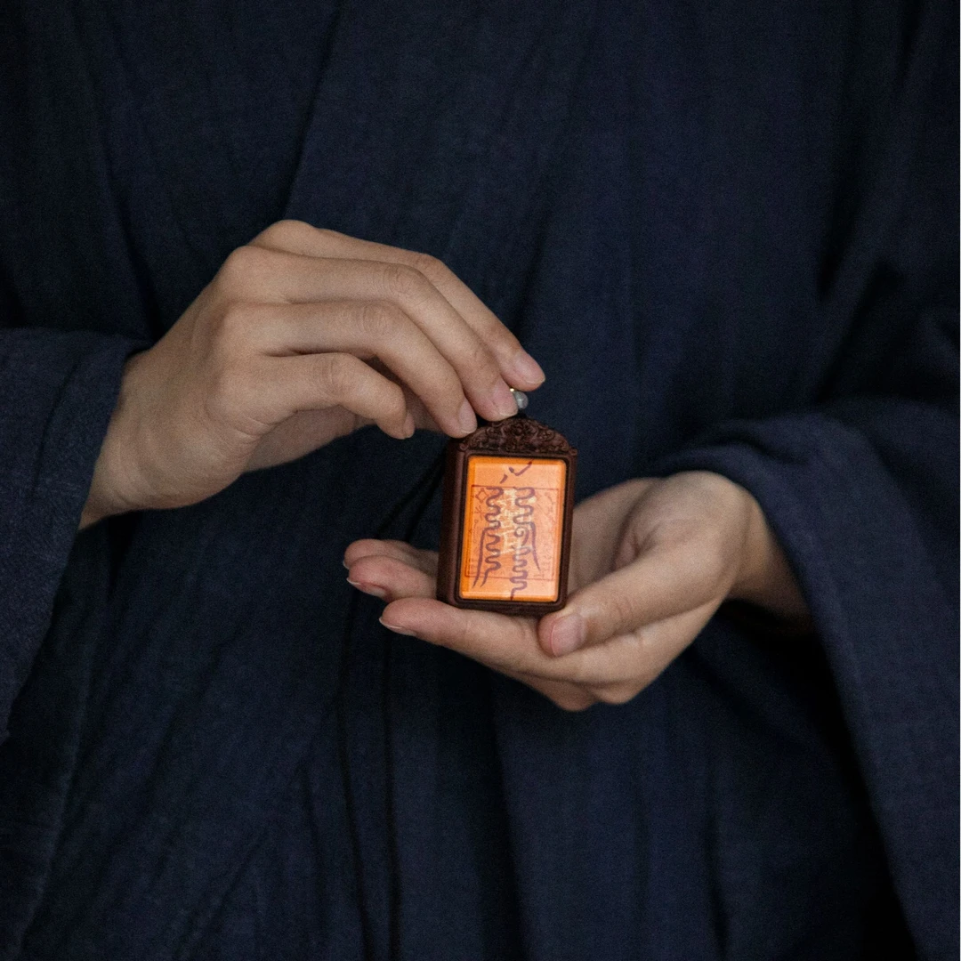 非金属木质吊坠 手绘唐卡枣木吊牌招 米 已一对一处理 吊坠挂件