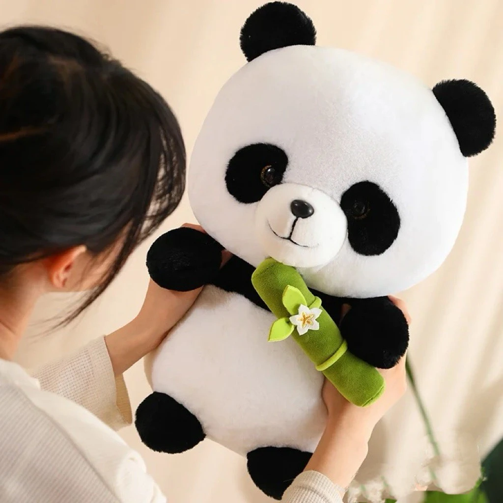 熊猫公仔玩偶毛绒玩具可爱大熊猫布娃娃床上抱枕生日礼物