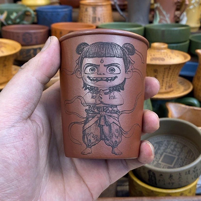 【闪购商品】紫砂杯子宜兴全手工紫砂杯