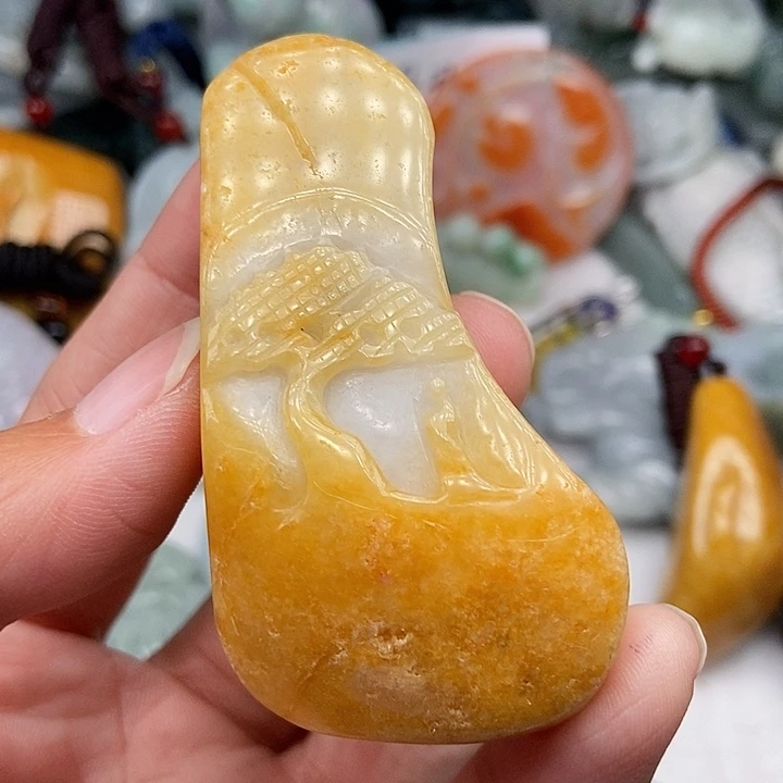 未镶嵌挂件翡翠翡翠