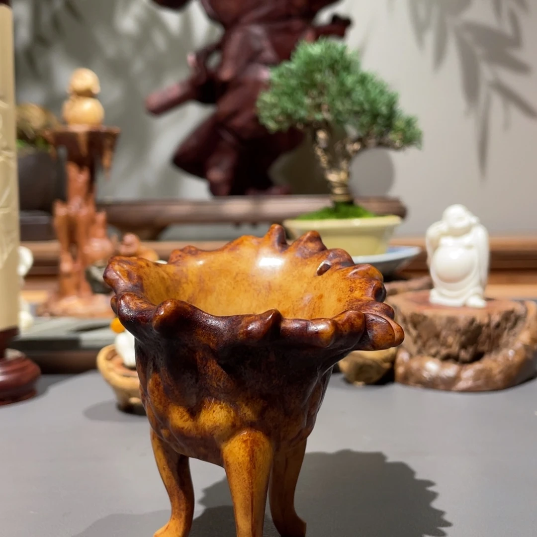木F****?鹿角工艺品香炉