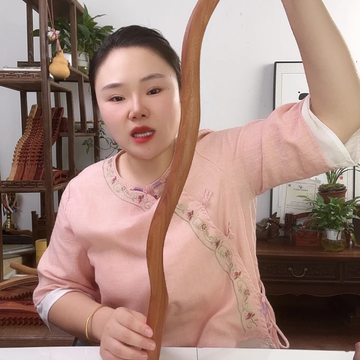 红檀木68厘米008擀筋棒二等品