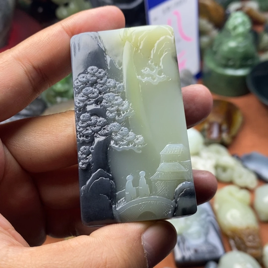 和田玉挂件未镶嵌