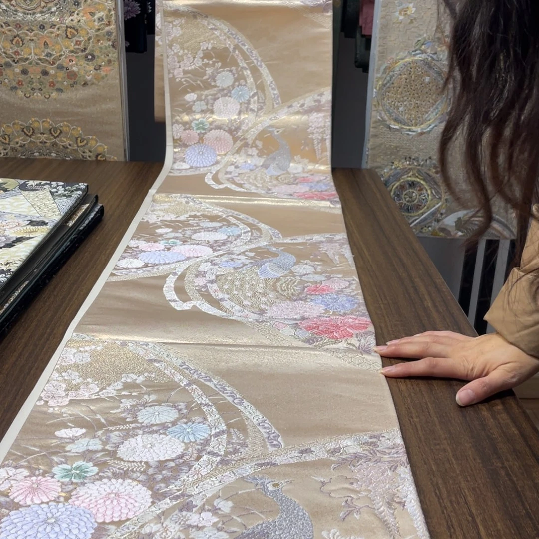 织绣唐锦西阵织带子桌旗