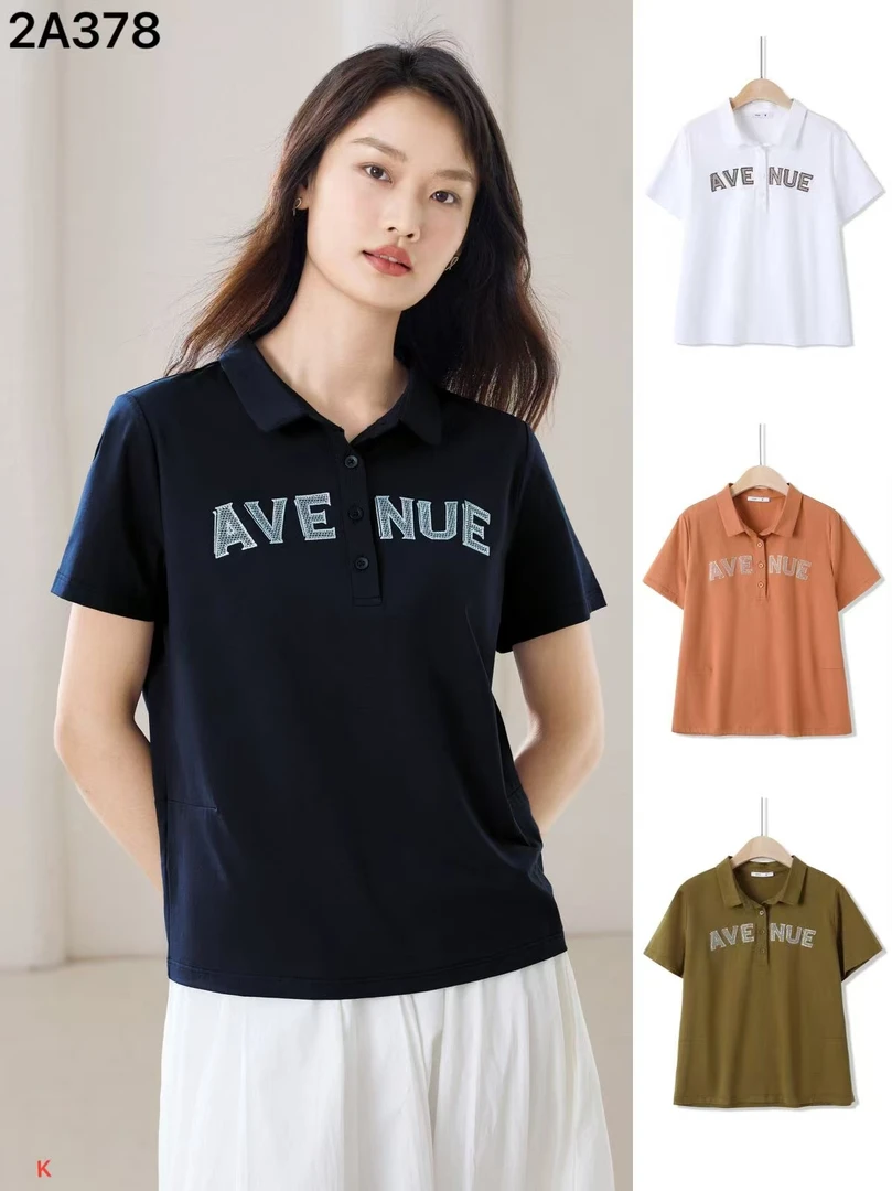 宽松型中国风短袖纯棉T恤百搭女款夏装