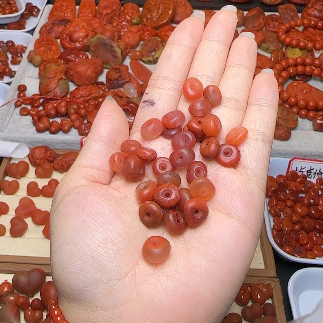 南红玛瑙未镶嵌吊坠(不含链)