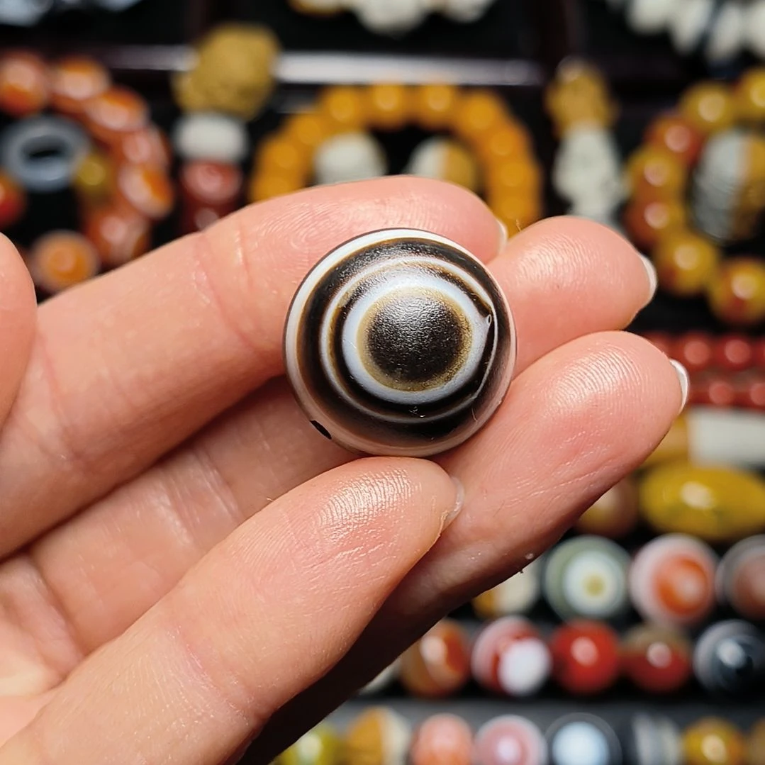 玛瑙/玉髓颈饰未镶嵌李**?圆珠配饰20mm