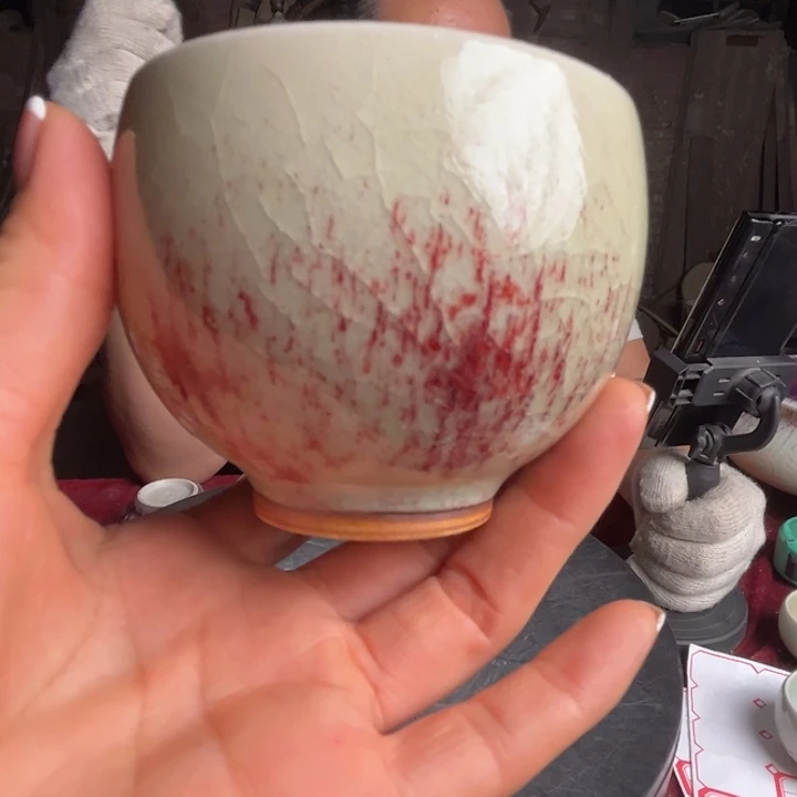 牛家钧窑牛自恒老师钧瓷杯