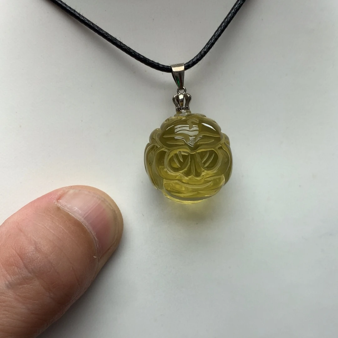 颈饰银S925镶嵌水晶吊坠