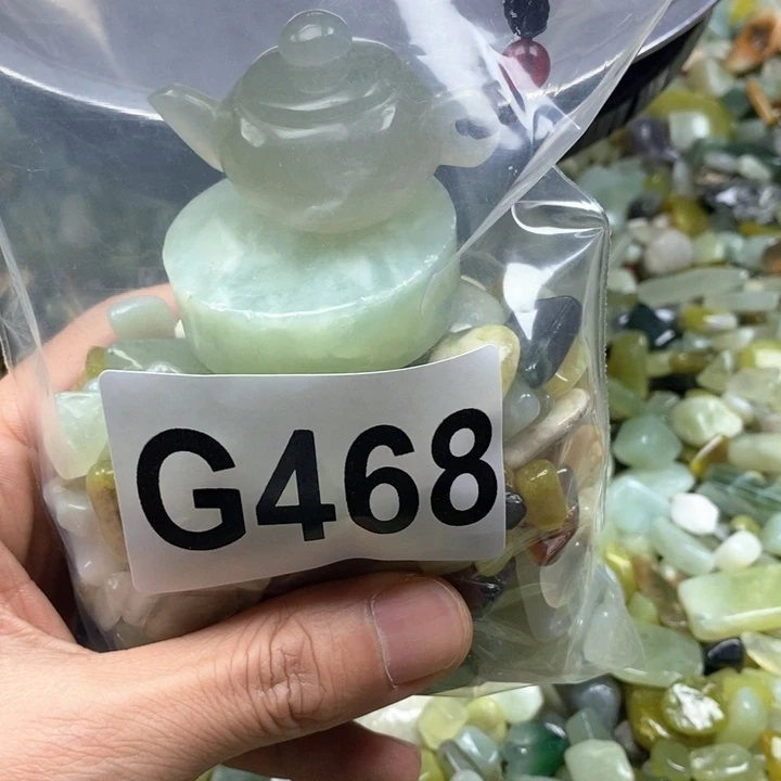 蛇纹石玉未镶嵌鱼缸石