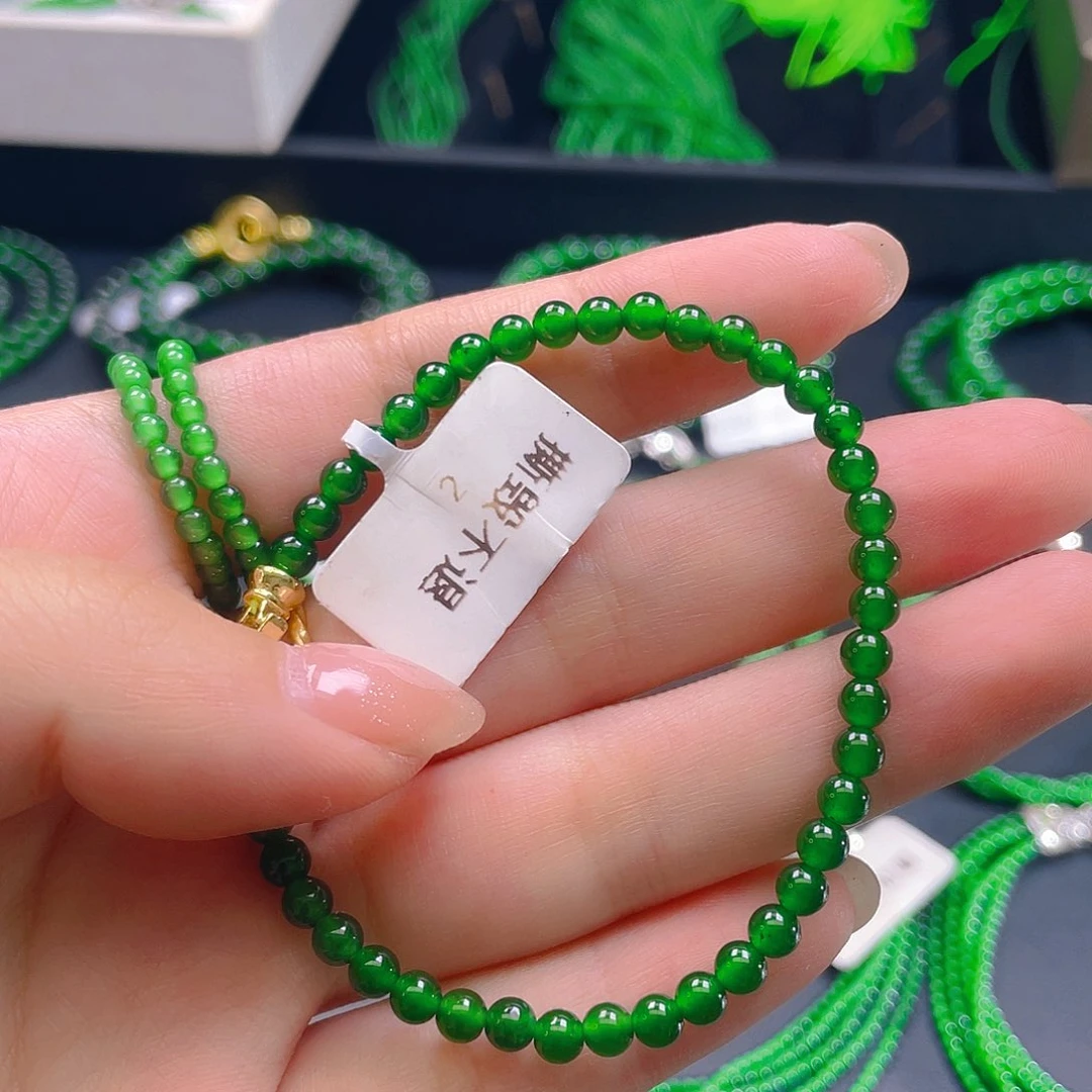 翡翠未镶嵌颈饰56789976433