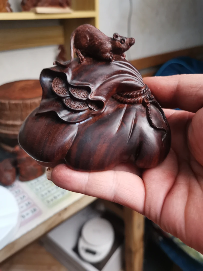 纯手工雕刻袋袋数钱