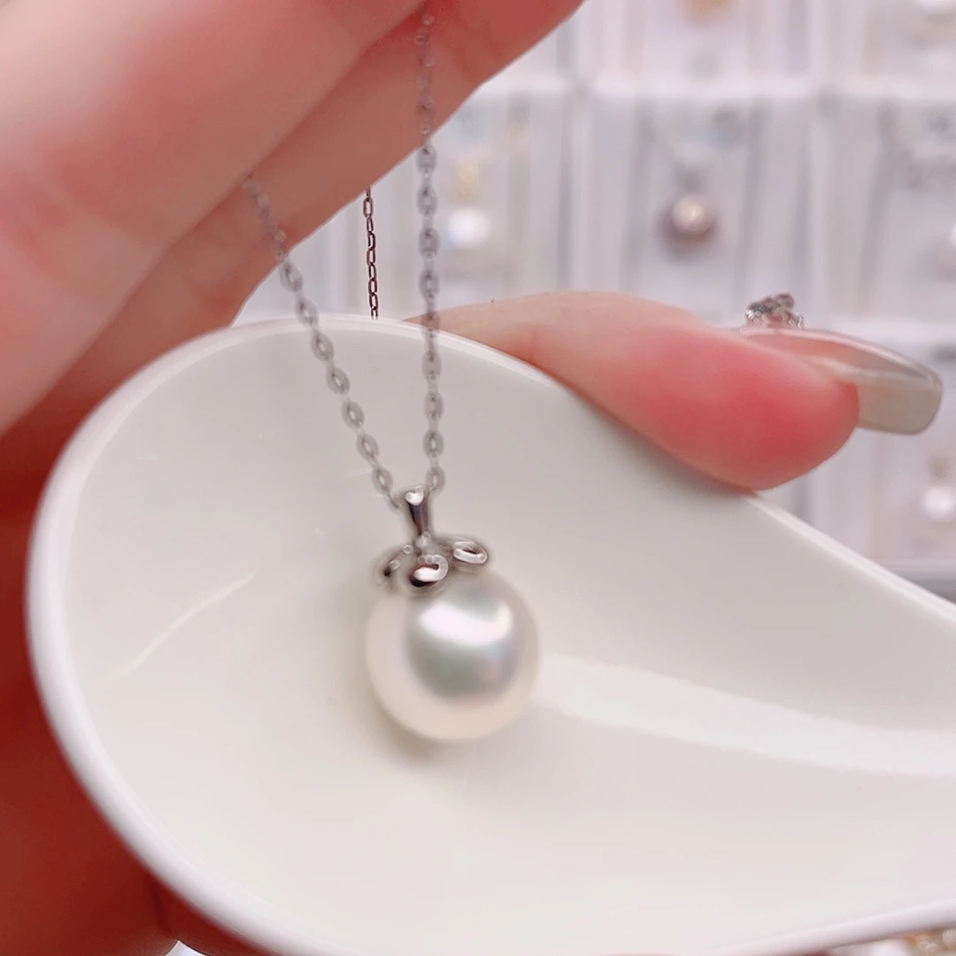 淡水珍珠未镶嵌吊坠(赠链)