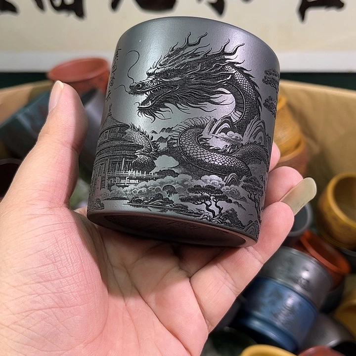 茶杯紫砂全手工紫砂主人杯