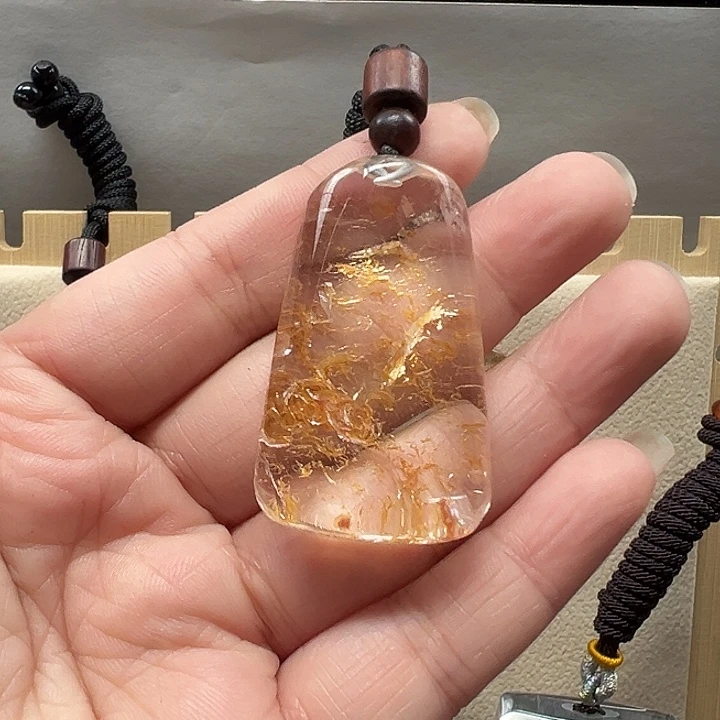 黑***子水晶珠宝半成品未镶嵌739