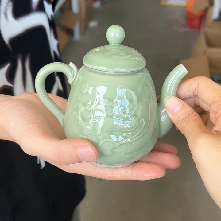 龙泉云间青瓷小米茶器
