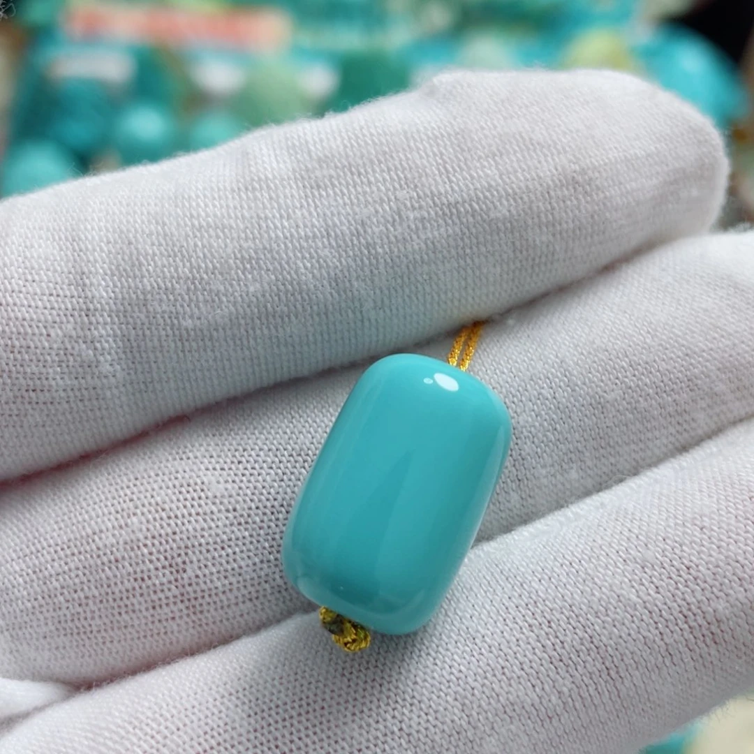 绿松石足铂镶嵌珠宝奇石