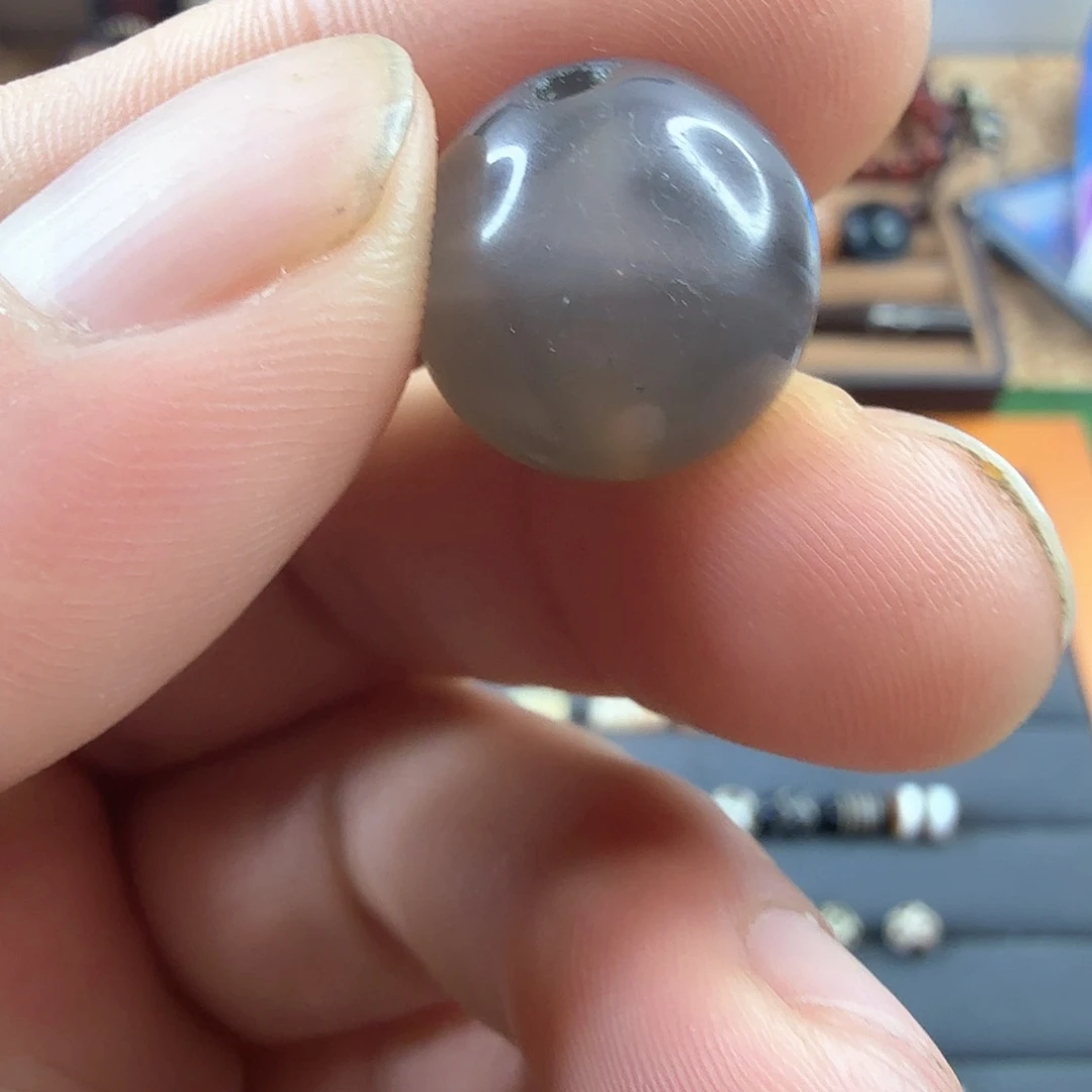 玛瑙/玉髓单珠未镶嵌扎**勒