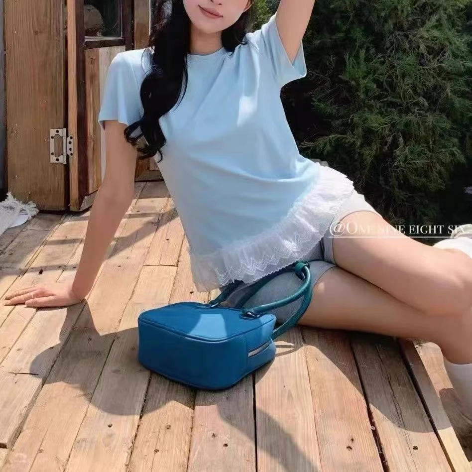 6361  韩版洋气短袖女2025夏季舒适上衣