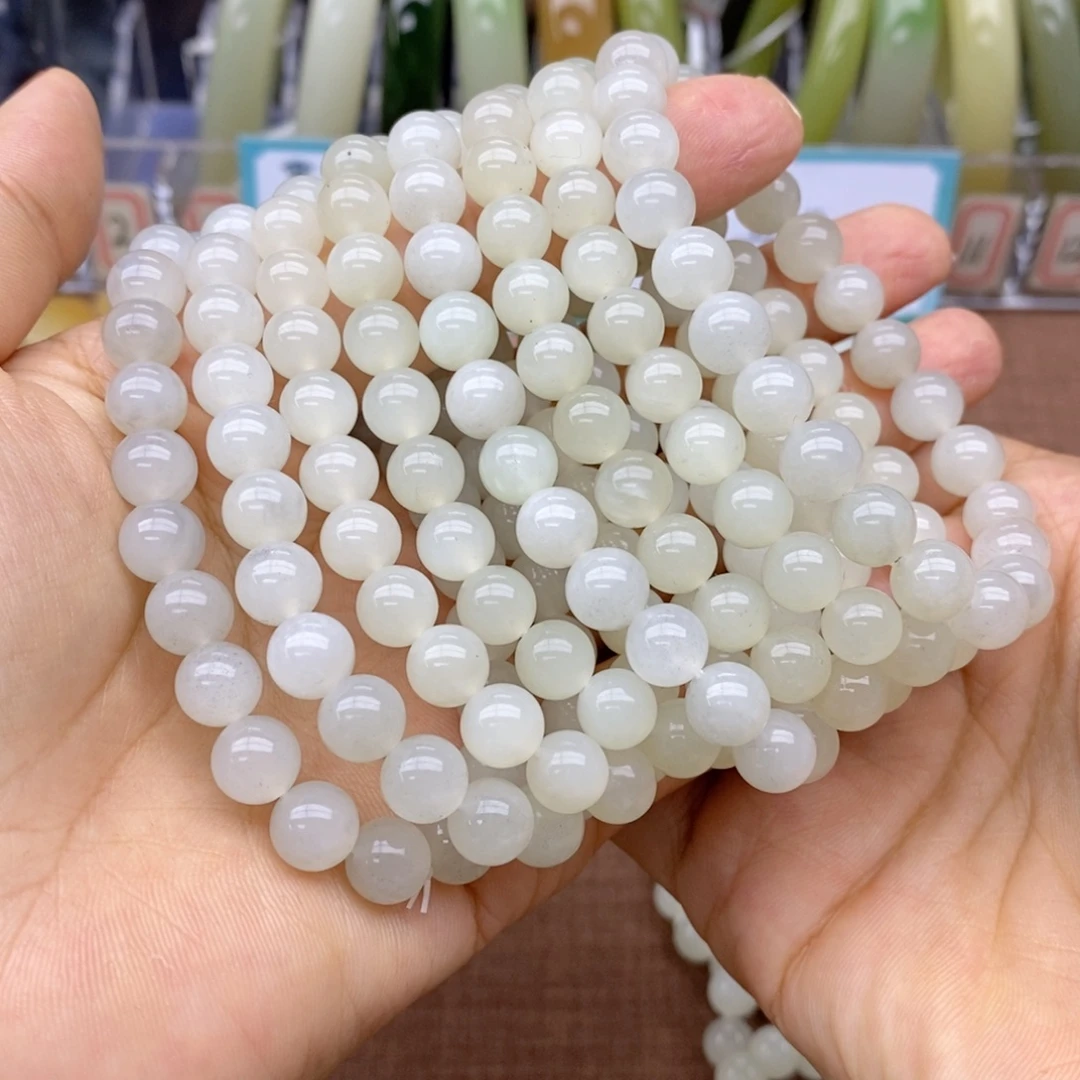 未镶嵌手串和田玉卡8