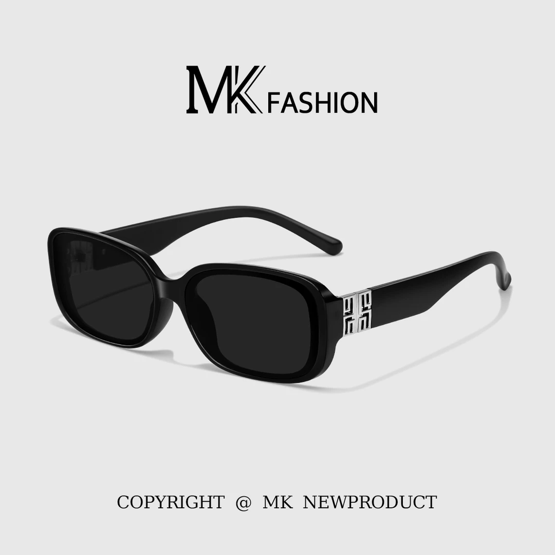 窄框墨镜女2025新款复古高级感显瘦凹造型太阳眼镜男防晒防紫外线