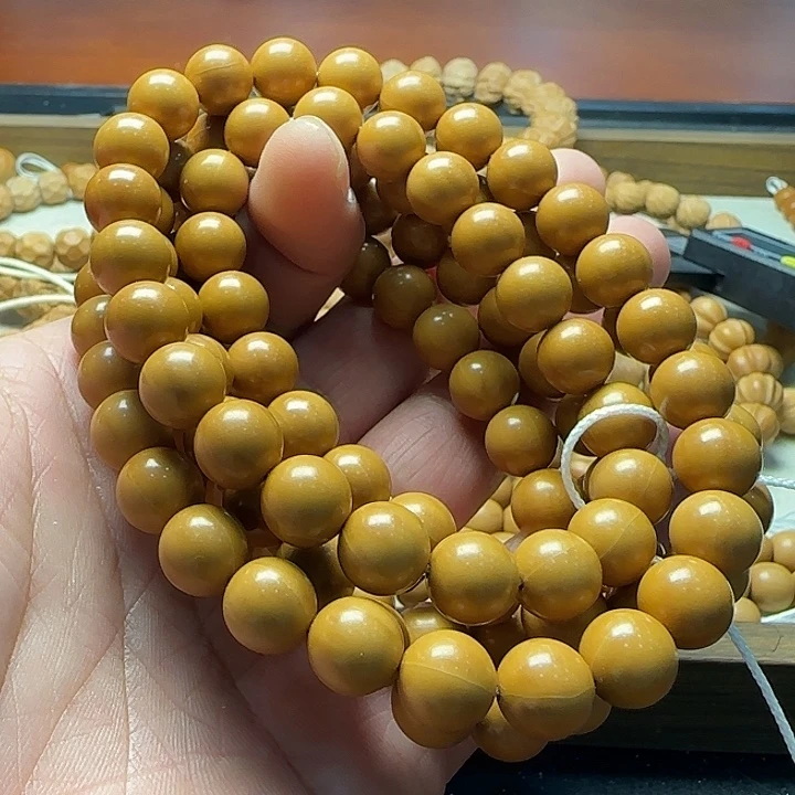 手串猴头核桃全品光珠小108脖挂尺寸10mm