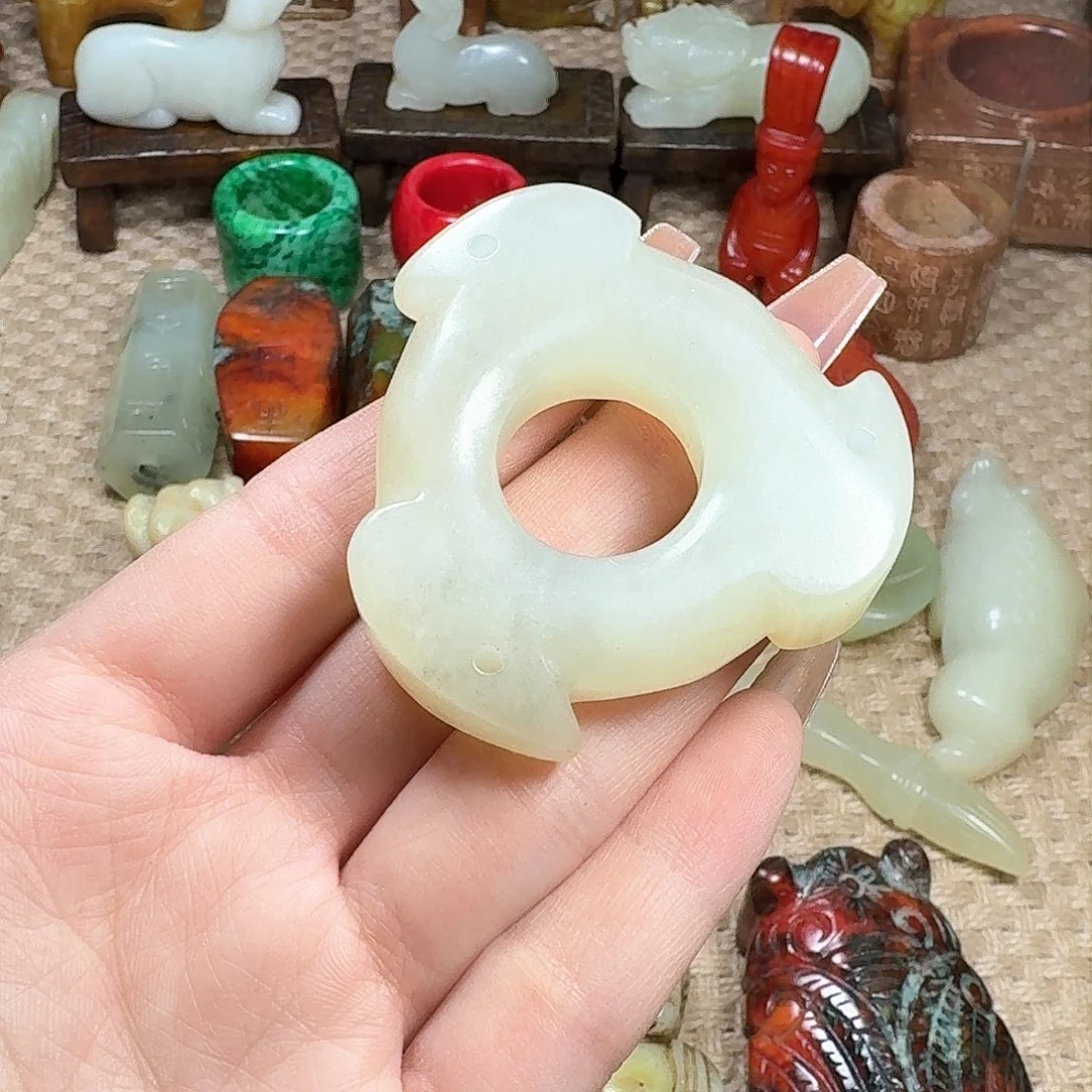 白玉菩提吊坠挂件