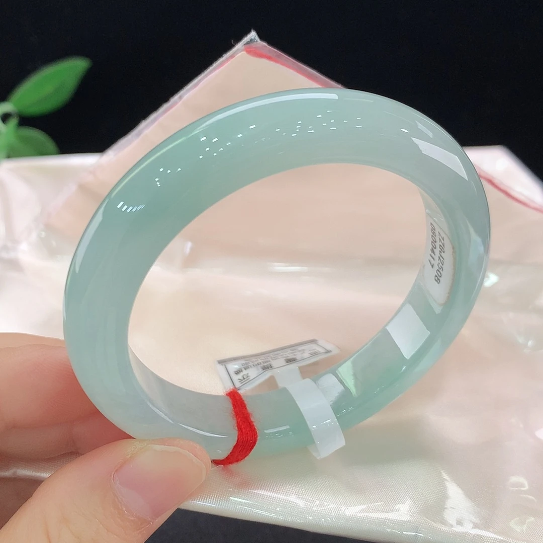 翡翠未镶嵌手镯0417