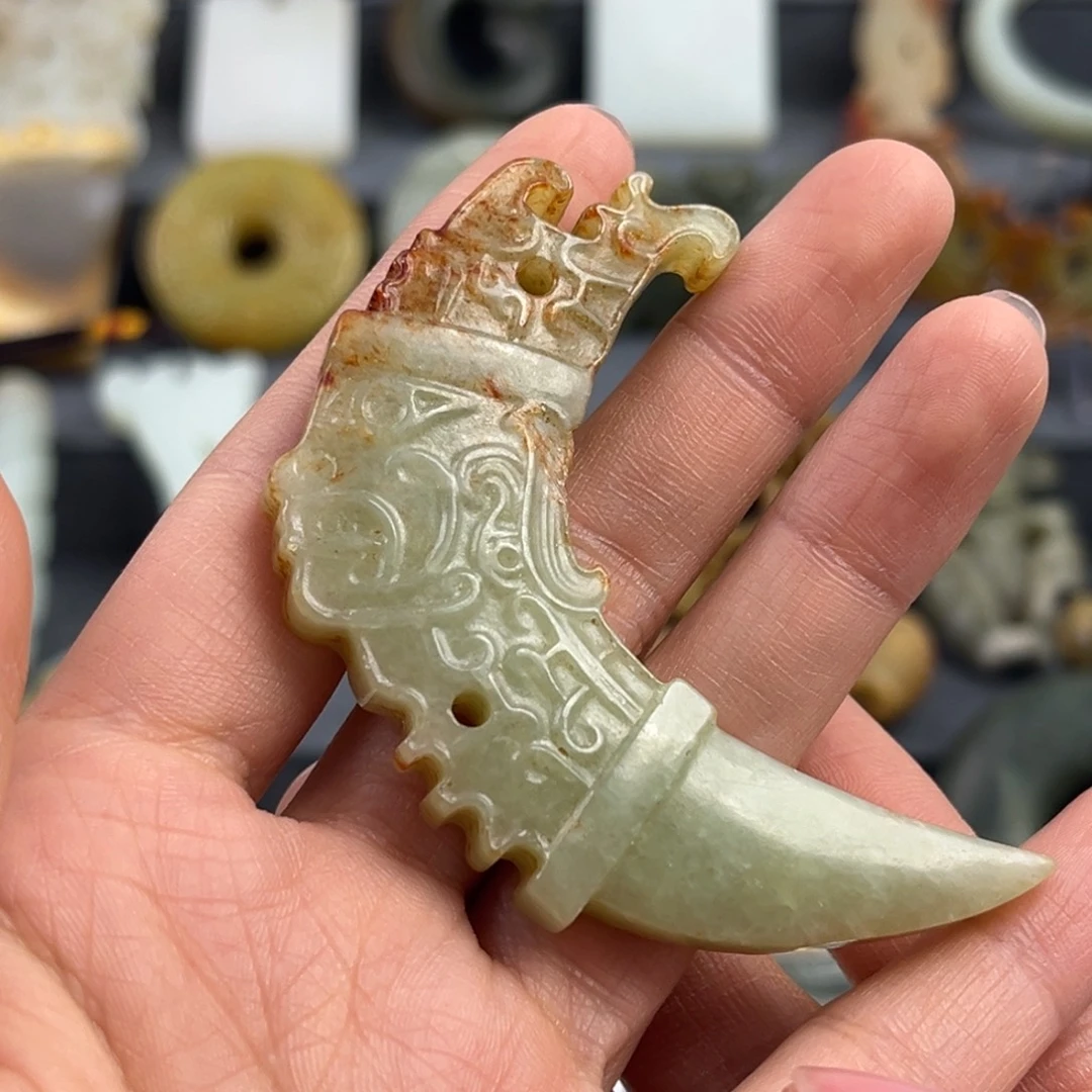 和田玉未镶嵌颈饰鉴古藏珍鉴古藏珍