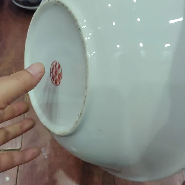 瓷景德镇大碗直径23圈款