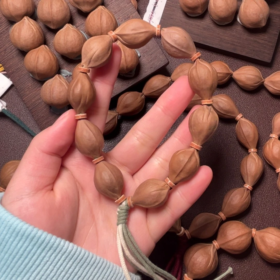 橄榄核手串/手链1522梅林铁三面佛