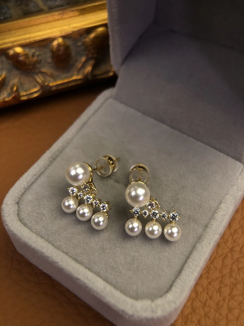 铜合金耳饰 A5684 FR★【繁星点点】ins时尚轻奢女款耳钉