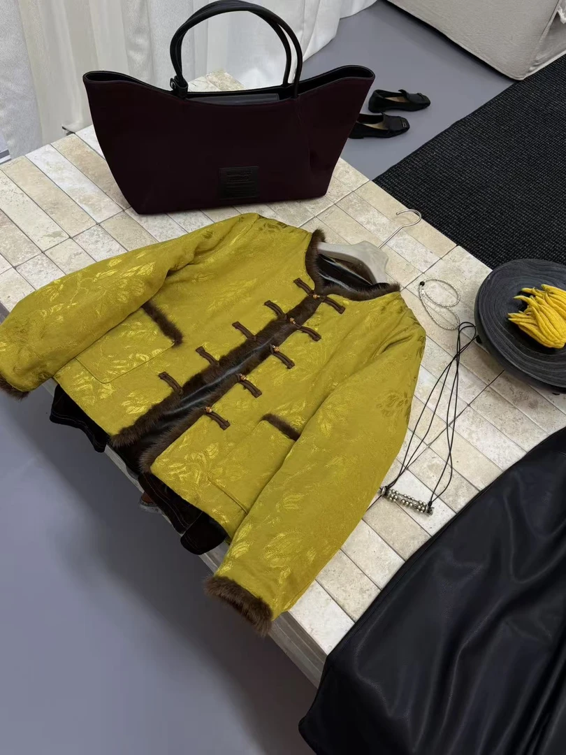 【如愿】原创设计师款新中式国风外套高级感显气质秋冬外套