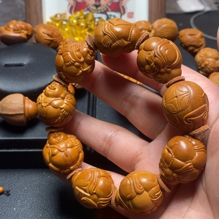 明***好手串/手链橄榄核2.0弥勒