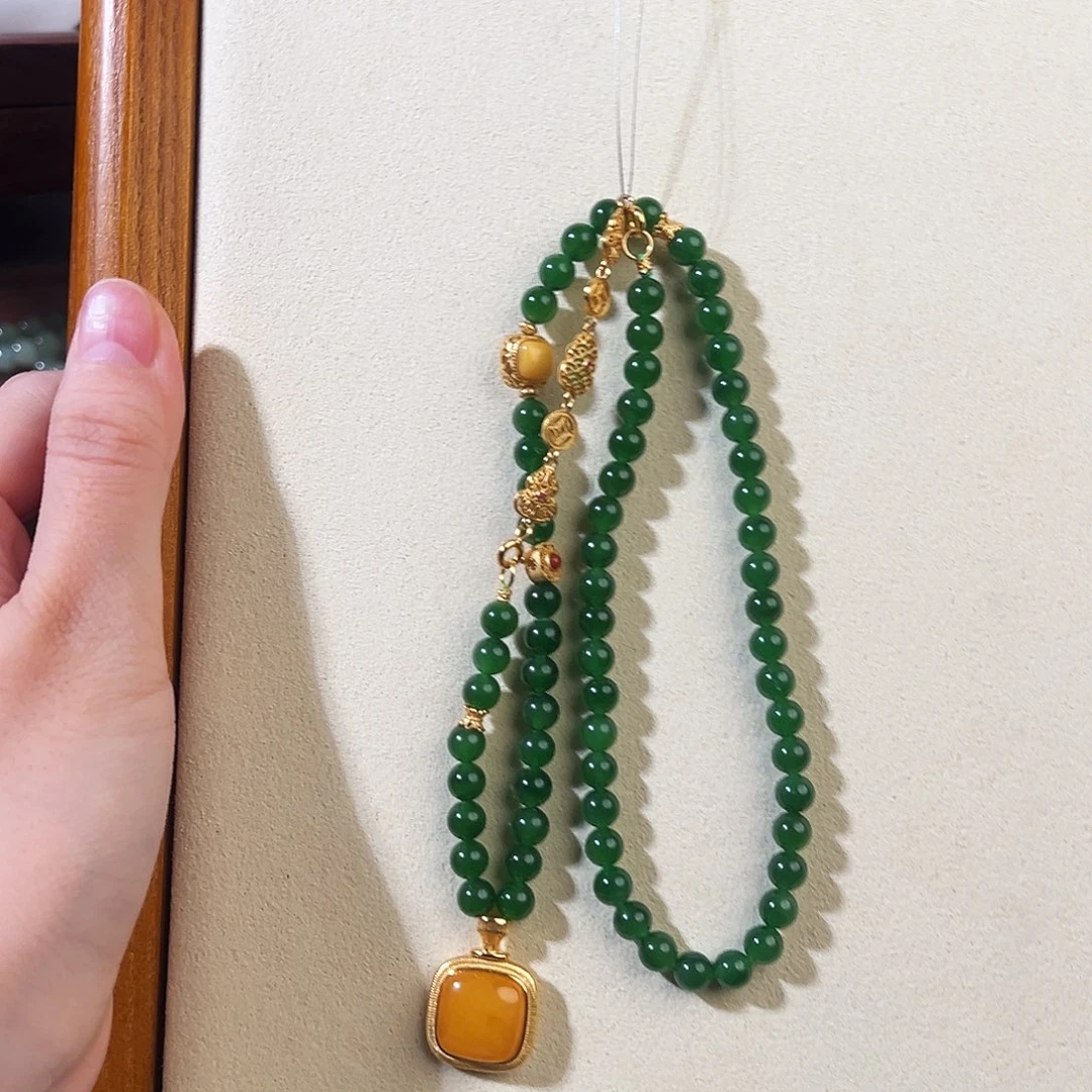 期***…和田玉（糖玉）未镶嵌手链