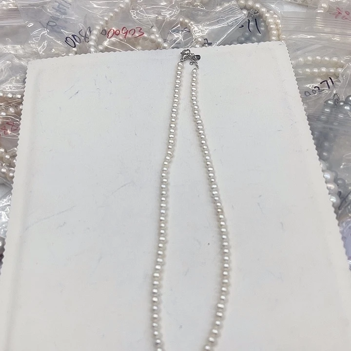 淡水珍珠未镶嵌颈饰00773