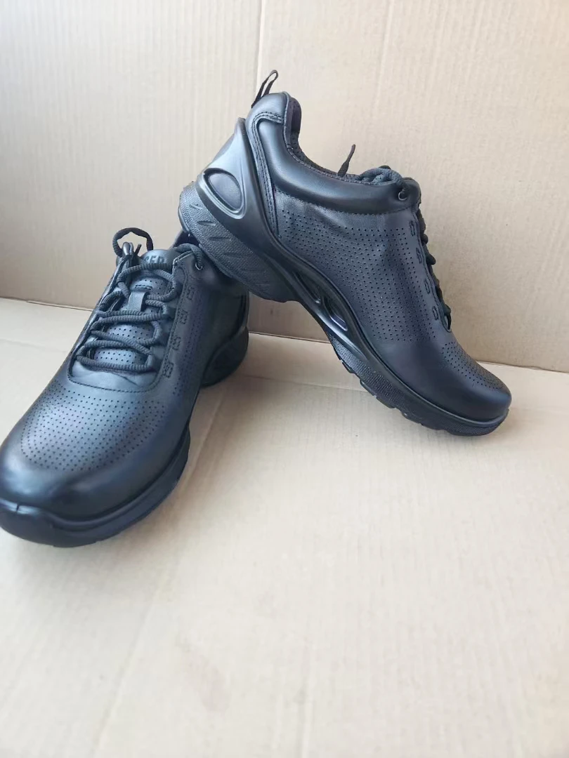 新式备勤黑色真皮皮鞋透气舒适耐穿春秋皮鞋正品男士鞋户外休闲