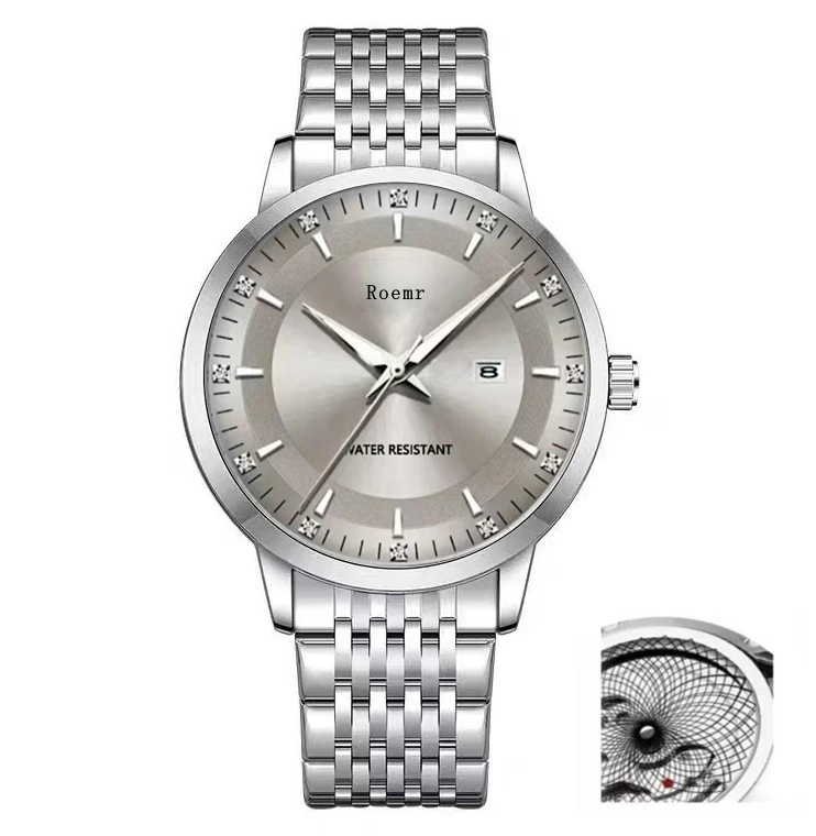 RA4875嘉年华男士经典夜光防水日历个性潮流高级感腕表