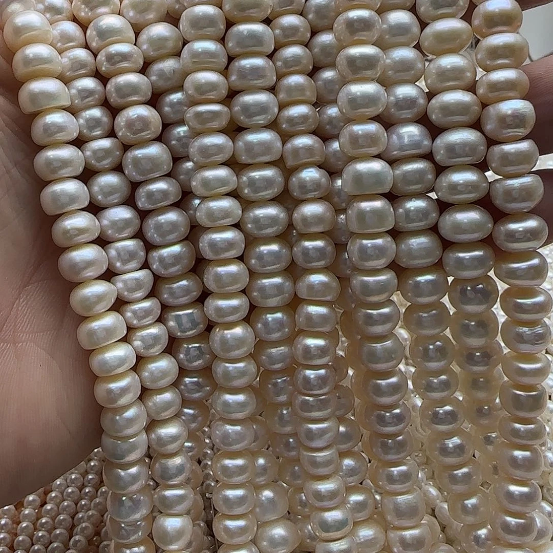 爱****淡水珍珠半成品未镶嵌卡8算盘（拍5发5）