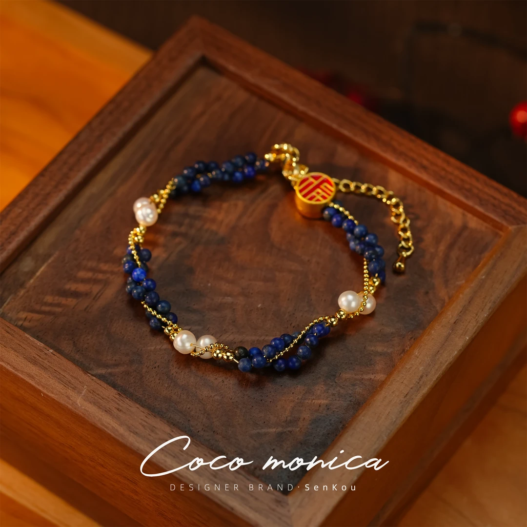 【小霞珠宝】时尚红色古风彩色民族风精致镶嵌素款WE107