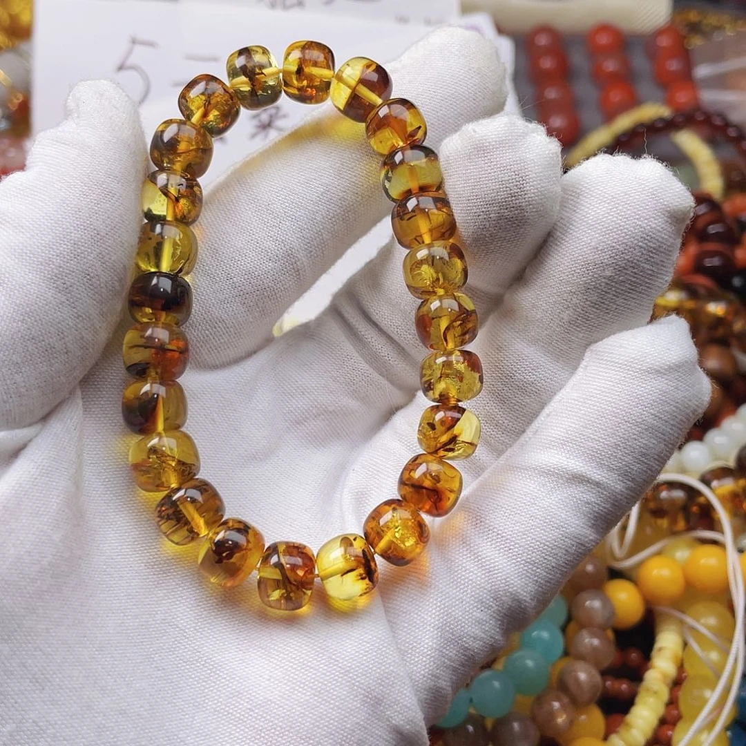 琥珀手链未镶嵌゛****城41466