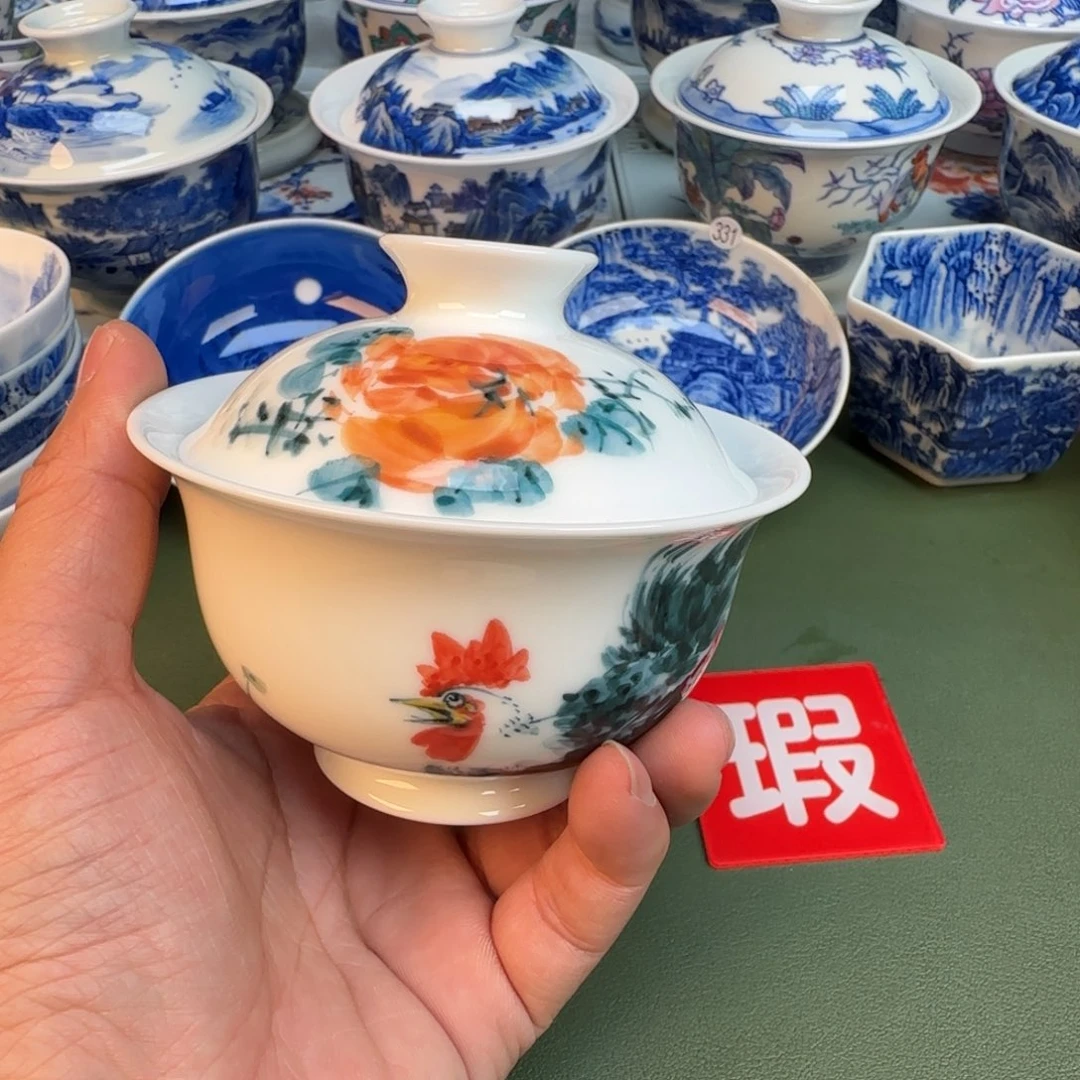 陶纯手工纯手绘茶具335