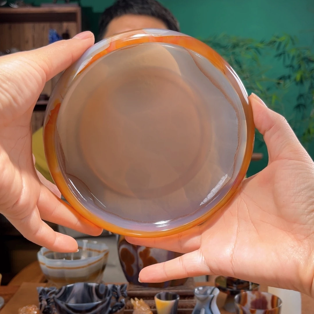 玛瑙/玉髓茶器未镶嵌张****舍