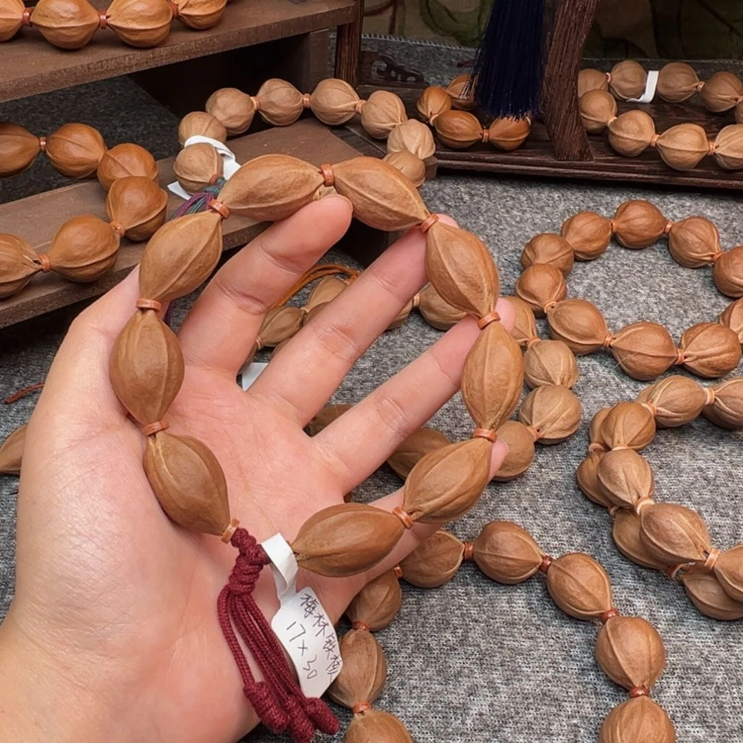 橄榄核手串梅林铁核1730素串鲨鱼背