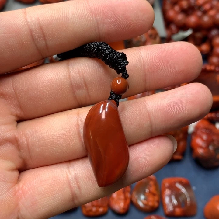 吊坠(不含链)未镶嵌南红玛瑙