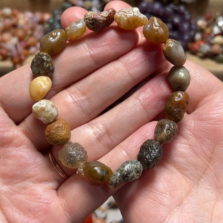 玛瑙/玉髓合金手链