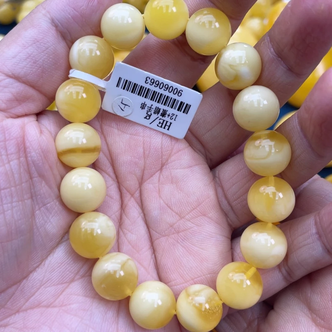 琥珀裸石未镶嵌琥珀蜜蜡12m m