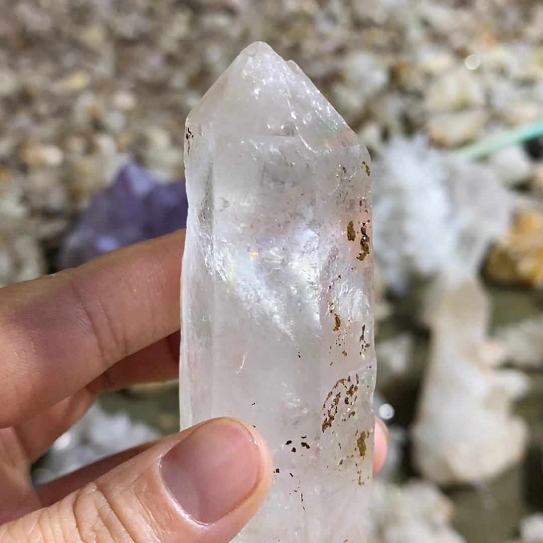 水晶珠宝半成品未镶嵌给****巴