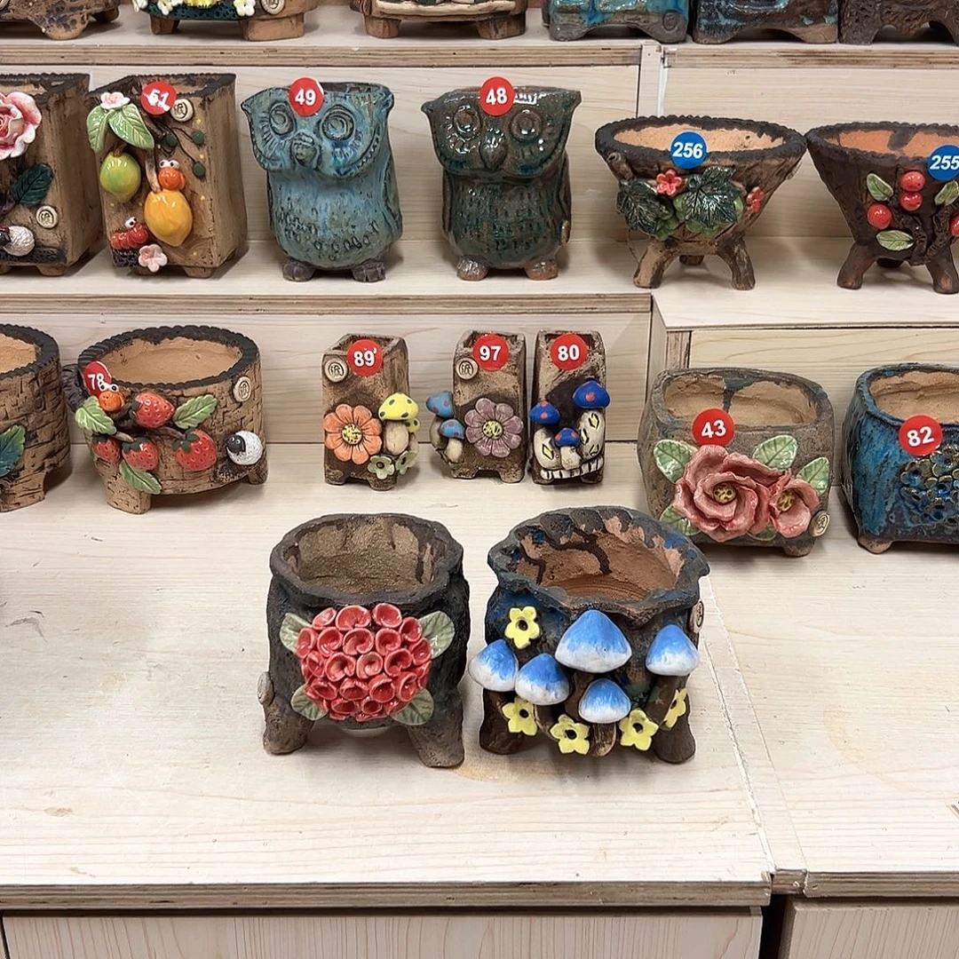 y***g紫砂花盆福利款2个盆