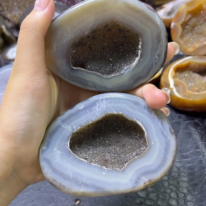 未镶嵌发饰水晶灰晶盆